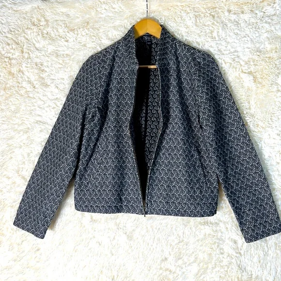 EILEEN FISHER ZIP DOWN JACKET COAT